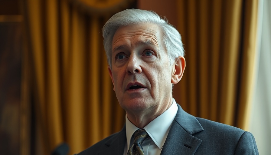 Federal intervention in Chicago and Baltimore speech by older male in luxurious setting.