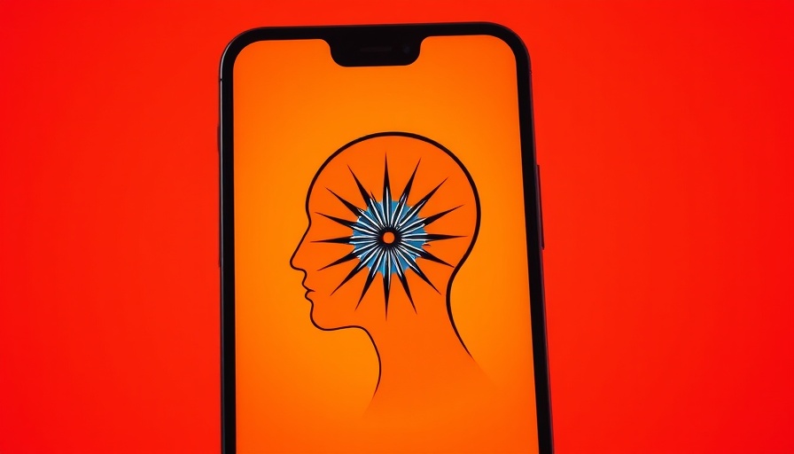 AI copyright settlement concept on smartphone with abstract art.