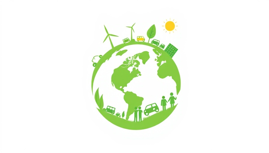 Illustration depicting environmental impacts of plant-based meats with green icons on a globe.