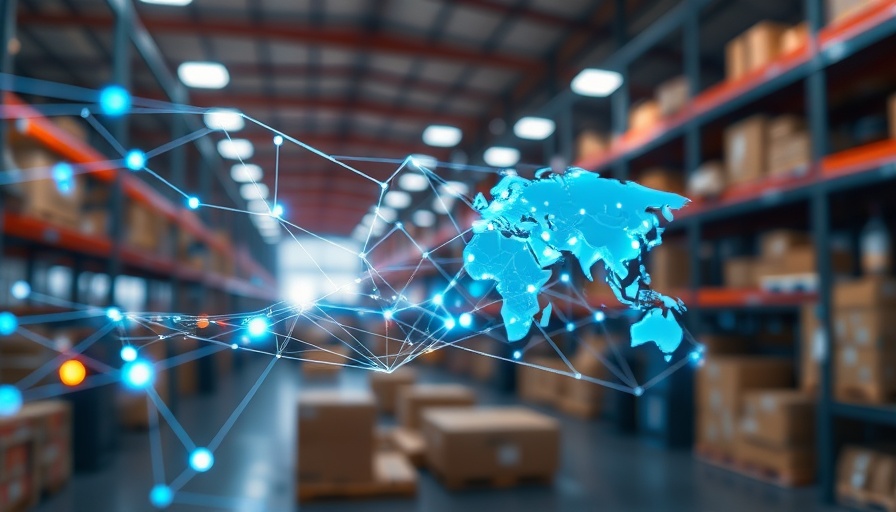 Articul8 supply chain models visualization with digital network.