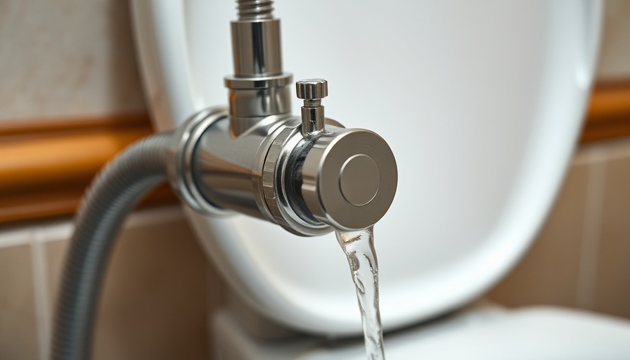Guide on how to turn off water to toilet featuring valve and hose.