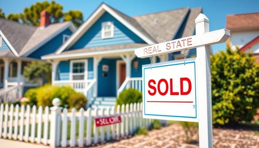 Sold sign in front of a house, concept for Rent-Back Agreement.