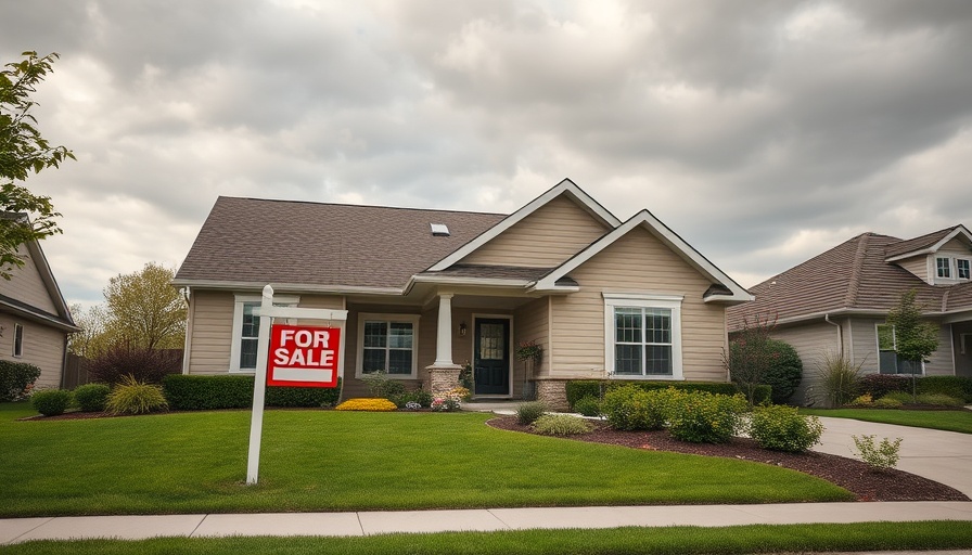 For Sale sign in front of charming suburban home