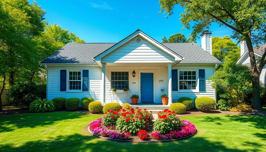 Charming suburban home with garden, perfect for selling your house while on Medicaid.