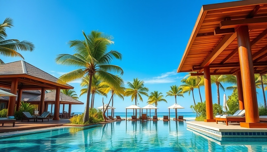 Hilton Honors American Express Aspire Card benefits at poolside cabana.