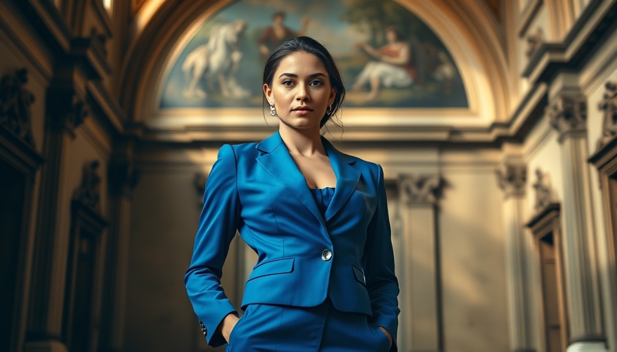 Harmeet Dhillon's Civil Rights Revolution: Confident woman in blue suit indoors.