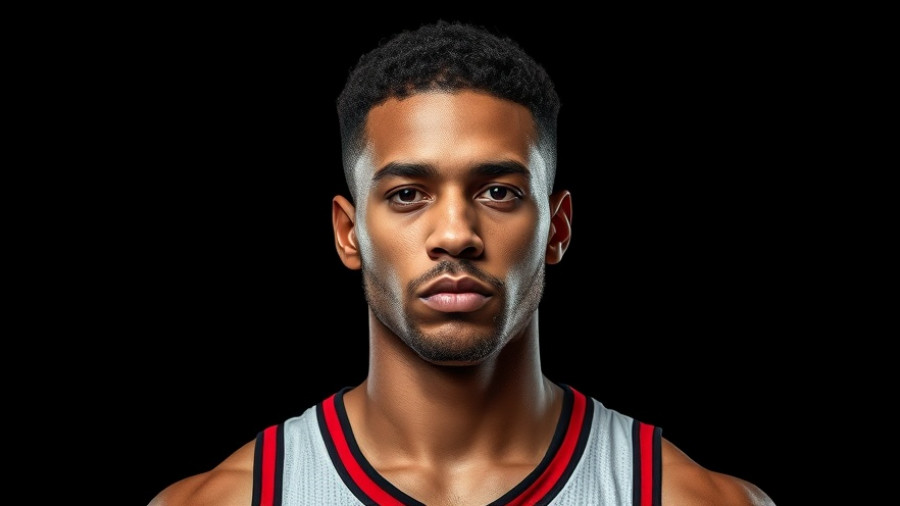 Athletic player in Philadelphia jersey reflecting on NBA journey.