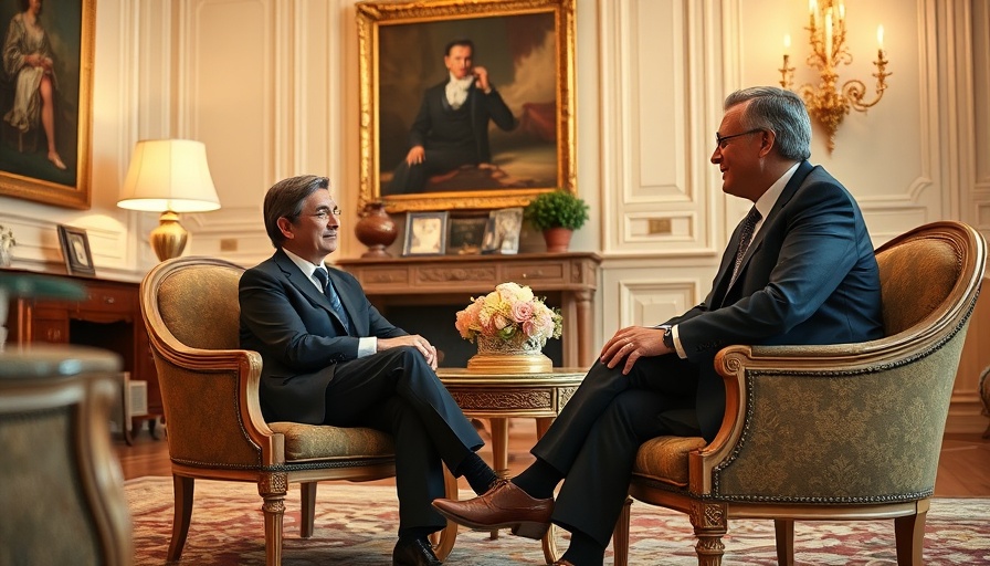 U.S. foreign policy shift 2025 discussion in formal setting with elegant decor.
