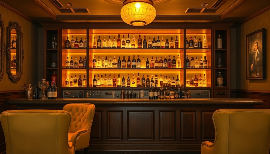 Stylish speakeasy bar with yellow velvet chairs; ambiance resembling a floral speakeasy.