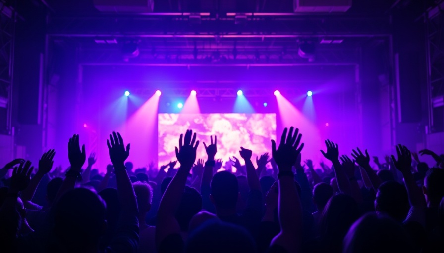 Energetic concert crowd during American Express Member Week 2025 deals event.