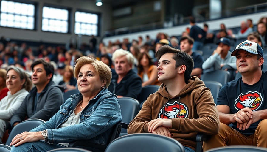 Sports fans at McNeese State game observing the court action.