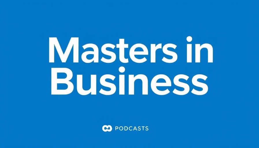 Bloomberg Masters in Business podcast cover with title text