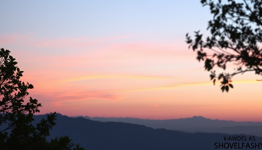 Serene twilight sky over mountains highlighting rest importance.