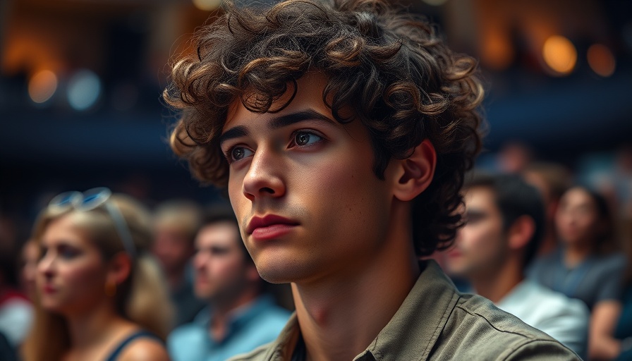 Impact of Trump's tariffs on billionaires visualized; young man in focus.