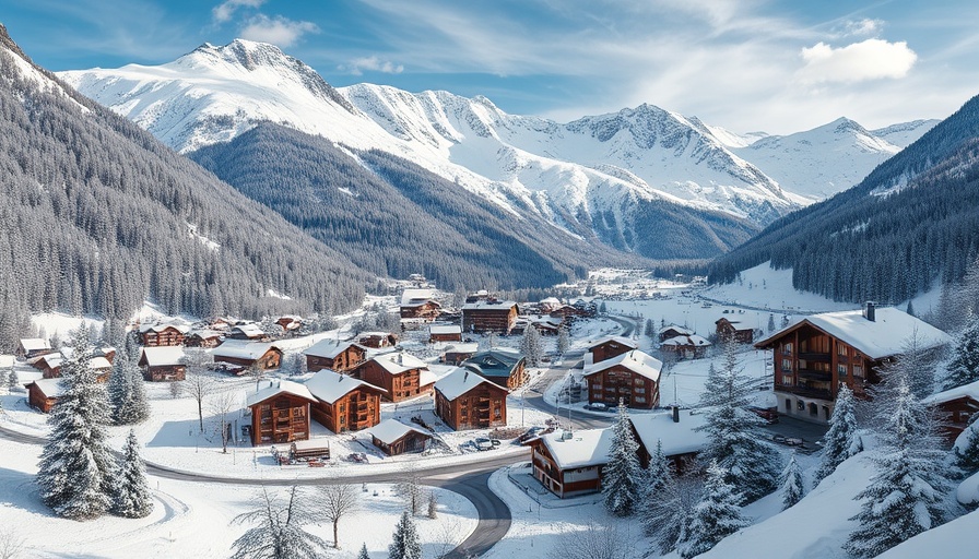 Snowy mountain town, potential location for 'The White Lotus' Season 4.