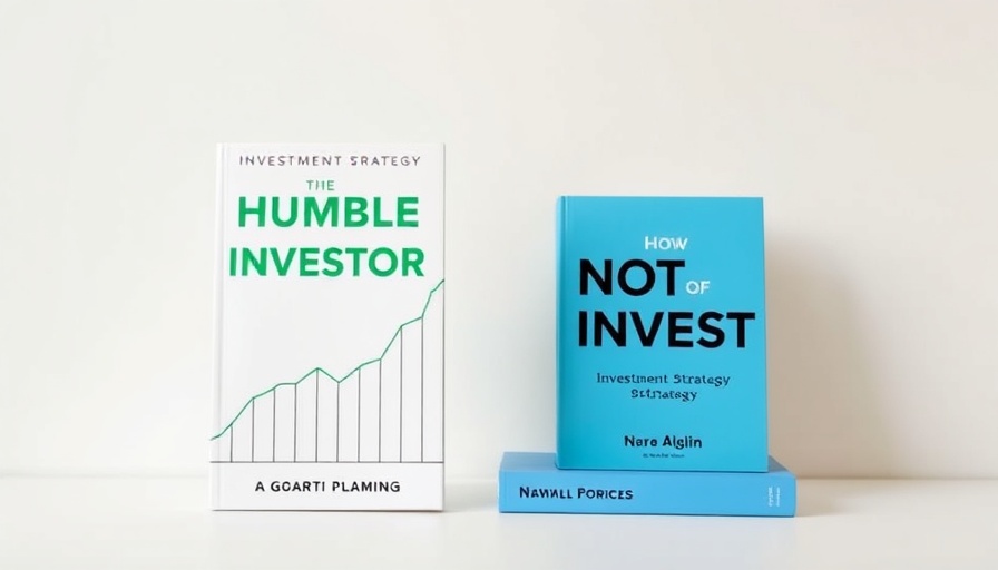 Two investment books: How Not to Invest, The Humble Investor on white background.