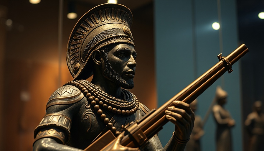 Benin Bronze warrior sculpture on display as MFA Boston rescinds artifacts.