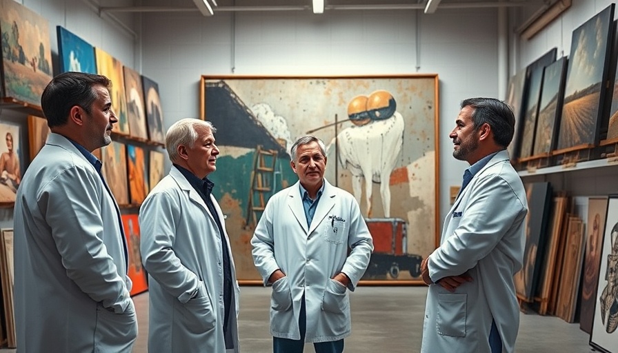 Art storage room discussion on abstract painting safety
