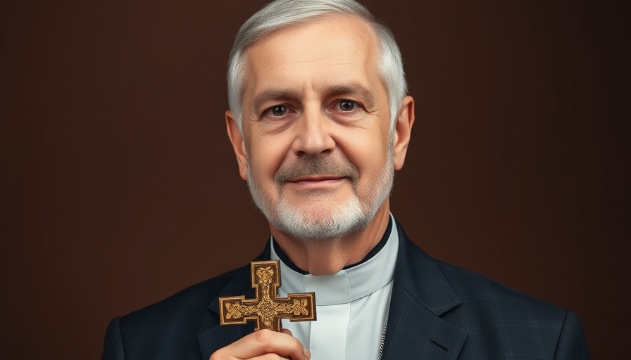 Robert Francis Prevost Villanova Alumnus in clergy attire, serene.
