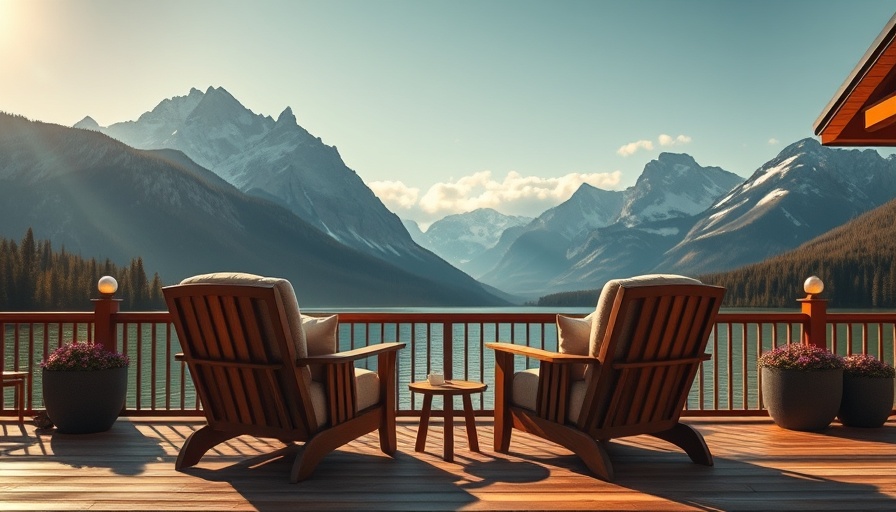 Luxury stay at Flockhill Lodge with mountain and lake view.