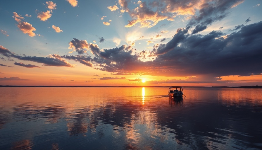 Tranquil lakeside sunset reflecting the value of downtime for productivity.