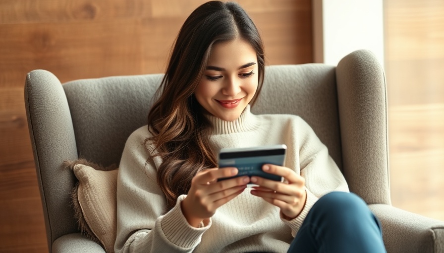 Woman using credit card transfer partners for online transaction