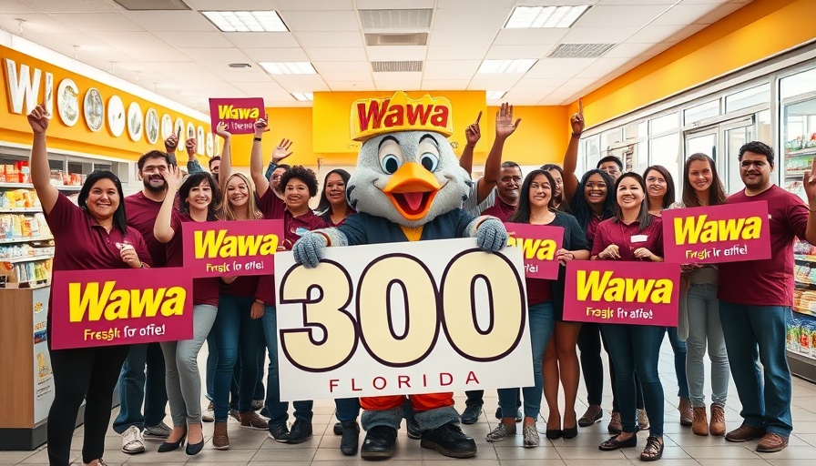 Wawa Capital of the World: Celebration at 300th Florida store.