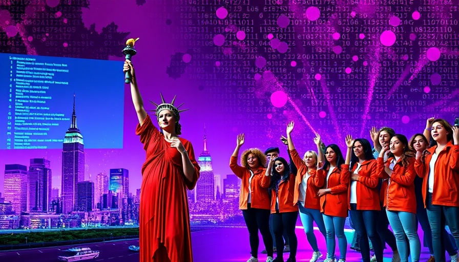 Vibrant digital collage depicting the technology and culture intersection.