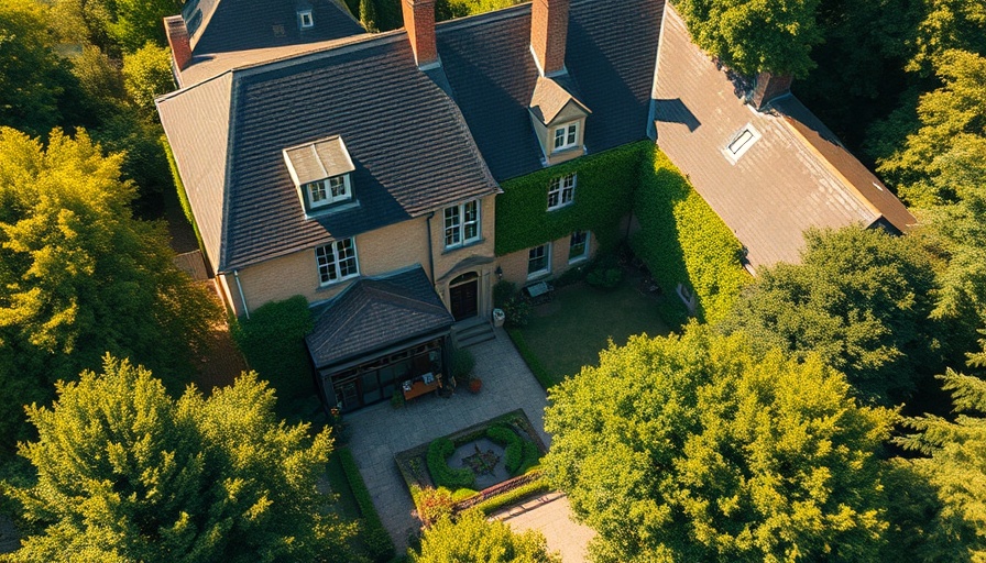 Historic estate with lush greenery and patio, Bethenny Frankel Green Estate Sale.