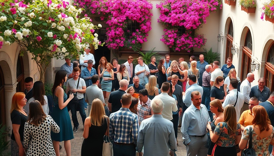 Lively Basel Social Club experience with a diverse crowd.