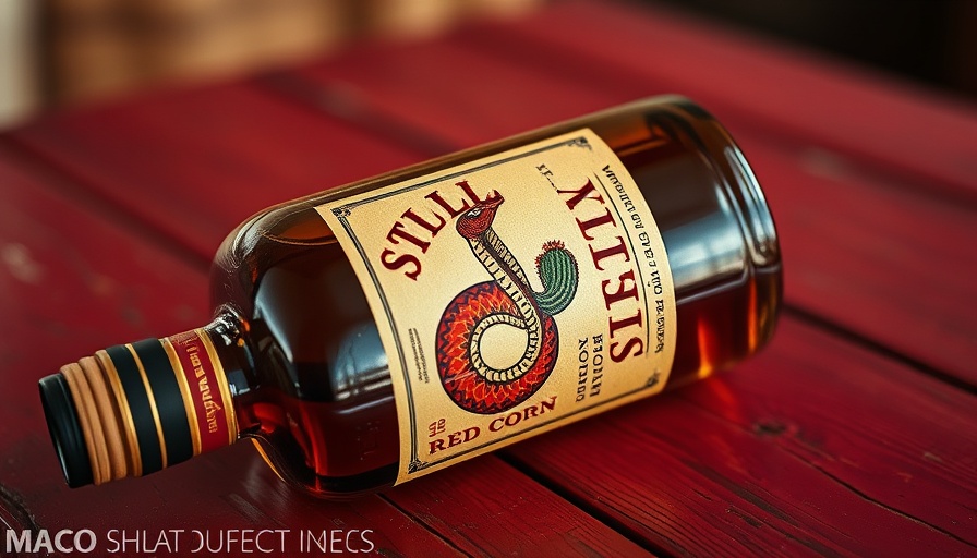 Still Austin Bottled in Bond Bourbon on vintage wooden table