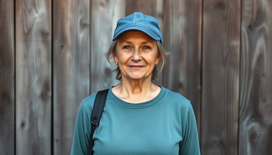 Middle-aged woman in blue cap leaning against rustic wall, Political Shifts June 29, 2025