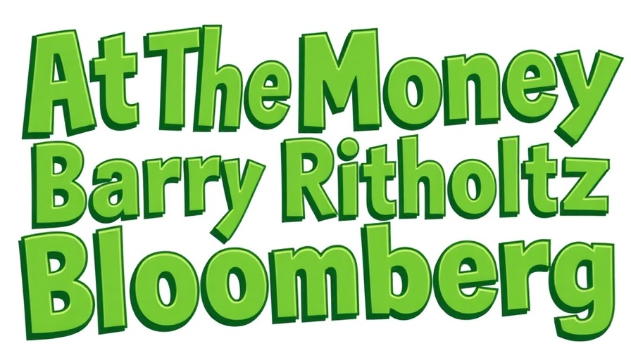 Bold green text graphic for financial program advertisement.