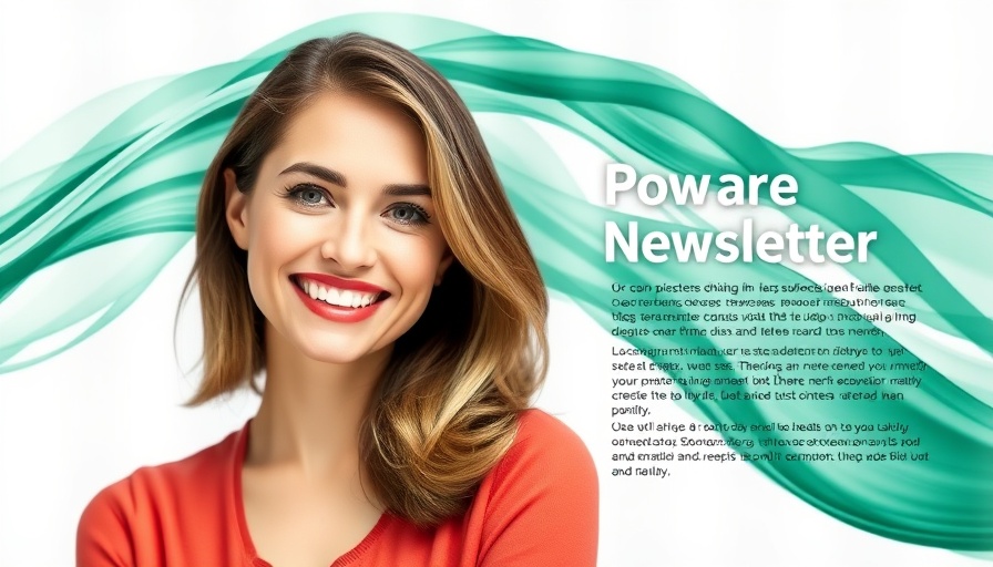 Newsletter ad titled 'Letters from an American' with a smiling woman graphic.