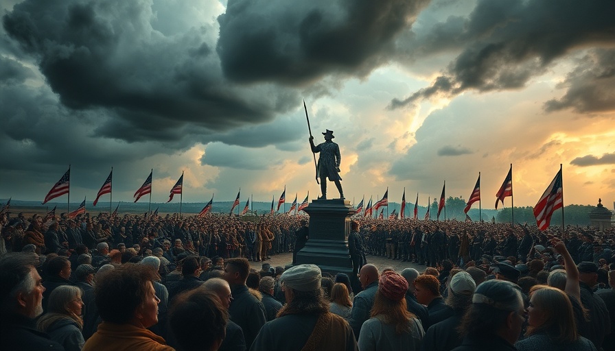 Depiction of the Declaration of Independence celebration, highlighting American equality.