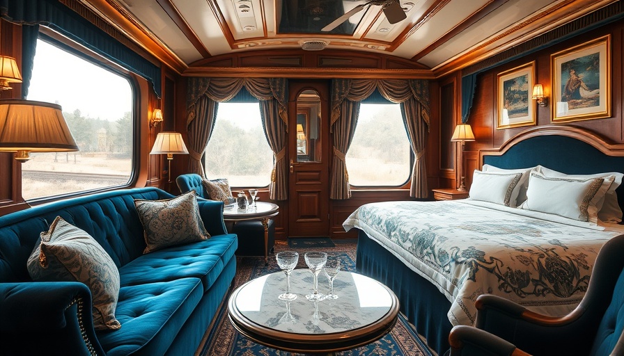 Luxury cabin in Britannic Explorer sleeper train