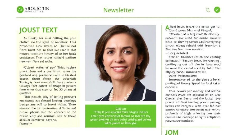 Newsletter ad highlighting Texas flood federal budget cuts topic.