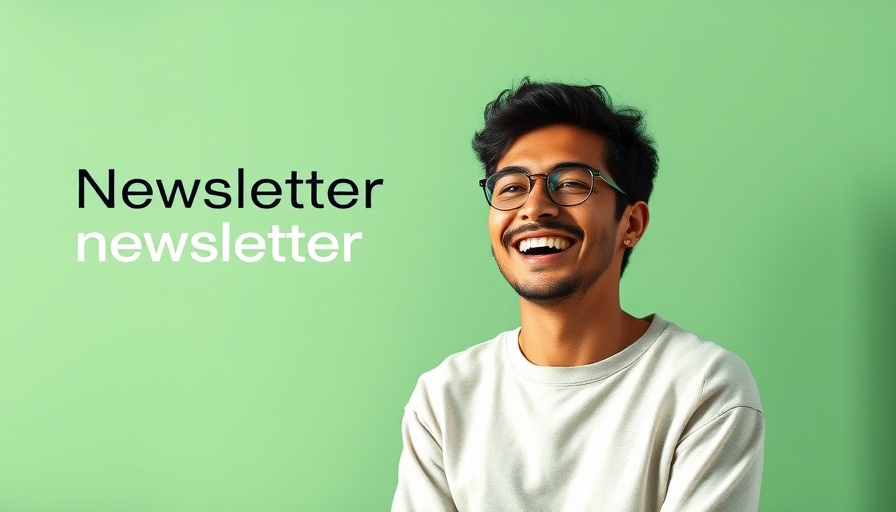 Profile photograph of a smiling person in a newsletter subscription banner about American immigration reform sentiment.