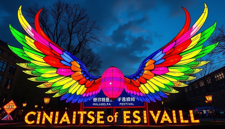 Philadelphia Chinese Lantern Festival 2025 vibrant wings display.