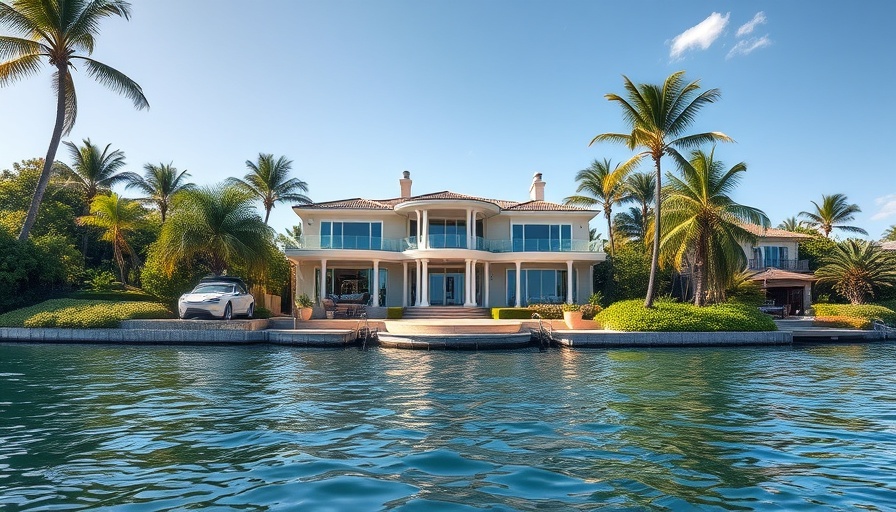 Robbie Williams Miami Mansion Purchase; luxurious waterfront view.
