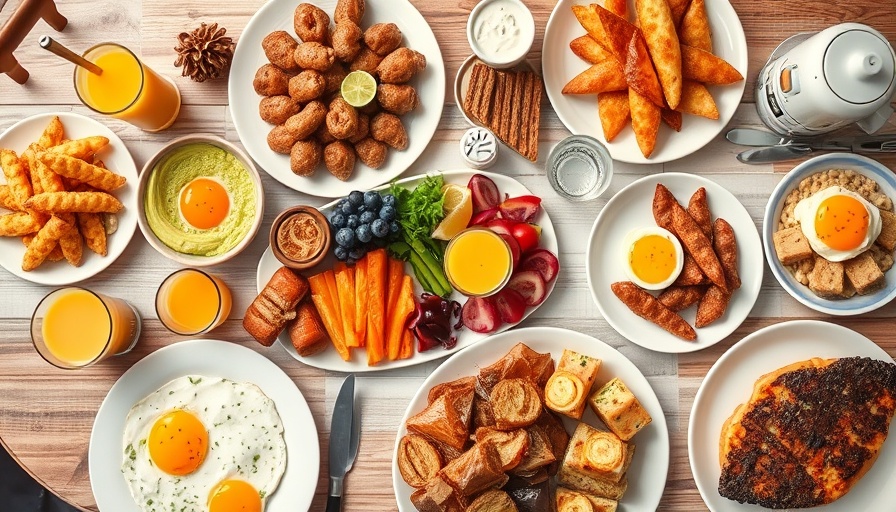 Chase Sapphire dining purchases - vibrant breakfast spread.