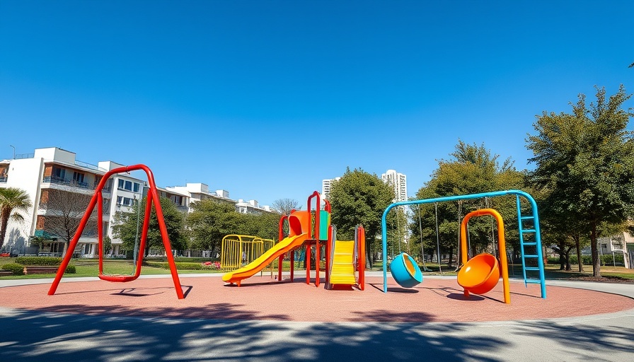 Modern playground in Philadelphia showcasing park renovations and sustainability.