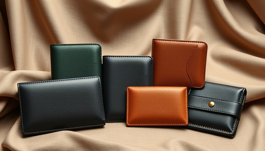 Elegant slim wallets for travel displayed on a soft fabric background.