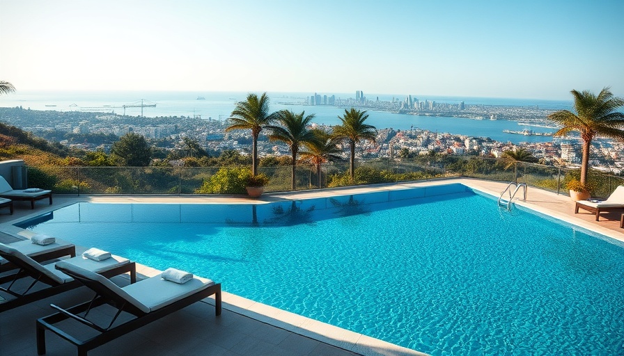 Mario Lopez former home pool area with panoramic view for sale.