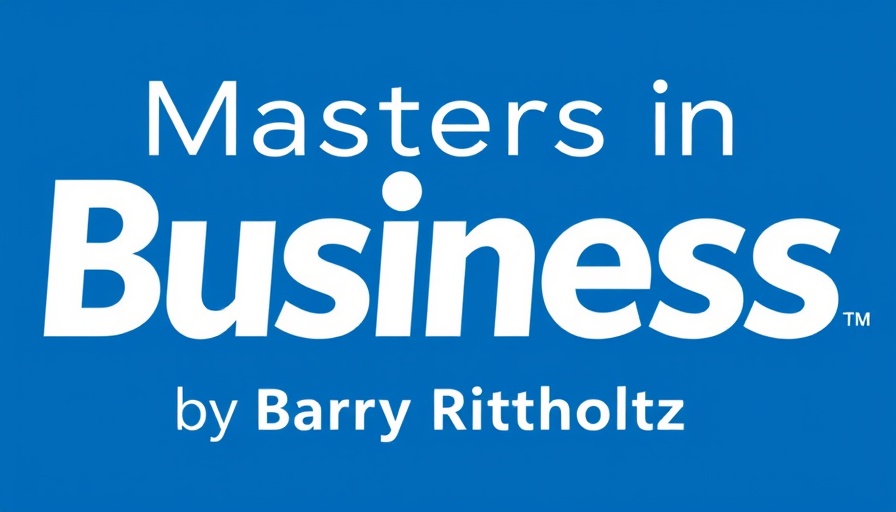 Masters in Business logo on blue background for Ellen Zentner economic insights.