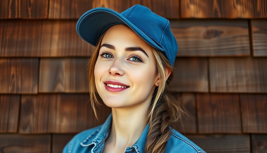 Casual woman in blue cap, relaxed, August 2025 Political Trends.