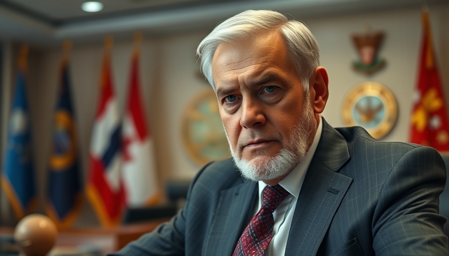 Serious man in office, illustrating Trump political overreach.