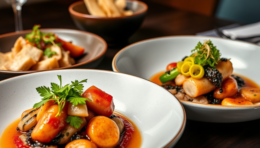 Gourmet dishes at the best restaurants in Vancouver, vibrant colors, elegant presentation.