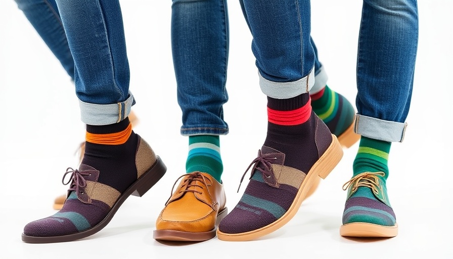 Three sock shoes styles with jeans showcasing Sock Shoe Trend.