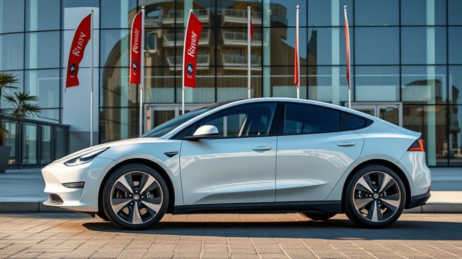 Sleek white car parked, modern building backdrop, car accident claim